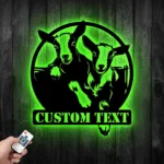 Animals Pets Metal Sign Custom Goat Farm 1