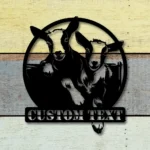 Animals Pets Metal Sign Custom Goat Farm 1