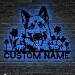 Animals Pets Metal Sign Custom Gsd German Shepherd Husky Mix 1