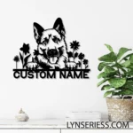 Animals Pets Metal Sign Custom Gsd German Shepherd Husky Mix 1