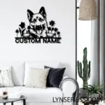 Animals Pets Metal Sign Custom Gsd German Shepherd Husky Mix 1