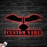 Animals Pets Metal Sign Custom Hang Gliding 1