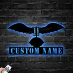 Animals Pets Metal Sign Custom Hang Gliding 1