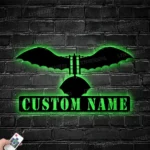 Animals Pets Metal Sign Custom Hang Gliding 1