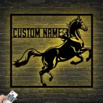 Animals Pets Metal Sign Custom Horse Farmhouse 1