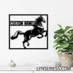 Animals Pets Metal Sign Custom Horse Farmhouse 1