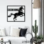 Animals Pets Metal Sign Custom Horse Farmhouse 1