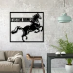 Animals Pets Metal Sign Custom Horse Farmhouse 1