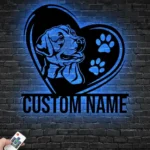 Animals Pets Metal Sign Custom Labrador Retriever 1