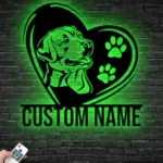 Animals Pets Metal Sign Custom Labrador Retriever 1