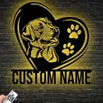 Animals Pets Metal Sign Custom Labrador Retriever 1