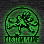 Animals Pets Metal Sign Custom Octopus Tentacles 1