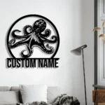 Animals Pets Metal Sign Custom Octopus Tentacles 1