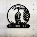 Animals Pets Metal Sign Custom Opossum Cabin 1