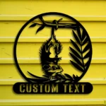 Animals Pets Metal Sign Custom Opossum Cabin 1