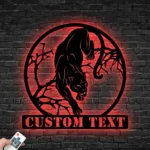 Animals Pets Metal Sign Custom Panther 1