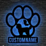 Animals Pets Metal Sign Custom Peeking Shih Tzu Dog 1