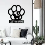 Animals Pets Metal Sign Custom Peeking Shih Tzu Dog 1