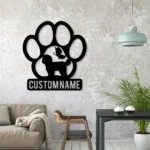 Animals Pets Metal Sign Custom Peeking Shih Tzu Dog 1
