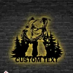 Animals Pets Metal Sign Custom Pit Bull Dog 1