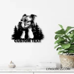 Animals Pets Metal Sign Custom Pit Bull Dog 1
