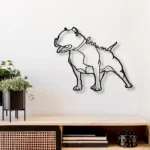 Animals Pets Metal Sign Custom Pitbull Dog 1