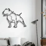 Animals Pets Metal Sign Custom Pitbull Dog 1
