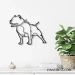 Animals Pets Metal Sign Custom Pitbull Dog 1