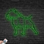 Animals Pets Metal Sign Custom Pitbull Dog 1