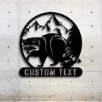 Animals Pets Metal Sign Custom Raccoon 1