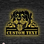 Animals Pets Metal Sign Custom Rottweiler 1