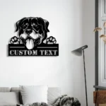 Animals Pets Metal Sign Custom Rottweiler 1