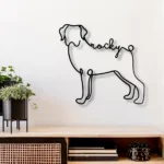 Animals Pets Metal Sign Custom Rottweiler Dog 1