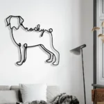 Animals Pets Metal Sign Custom Rottweiler Dog 1