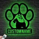 Animals Pets Metal Sign Custom Scottish Terrier 1