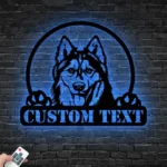 Animals Pets Metal Sign Custom Siberian Husky 1