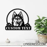 Animals Pets Metal Sign Custom Siberian Husky 1