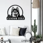 Animals Pets Metal Sign Custom Siberian Husky 1