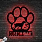 Animals Pets Metal Sign Custom Spinone Italiano Dog 1