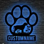 Animals Pets Metal Sign Custom Spinone Italiano Dog 1