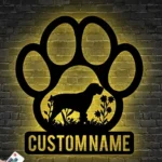 Animals Pets Metal Sign Custom Spinone Italiano Dog 1