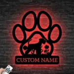 Animals Pets Metal Sign Custom Standard Schnauzer Dog 1