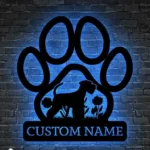 Animals Pets Metal Sign Custom Standard Schnauzer Dog 1