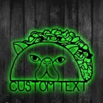 Animals Pets Metal Sign Custom Tacos Cat 1