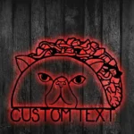 Animals Pets Metal Sign Custom Tacos Cat 1