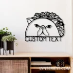 Animals Pets Metal Sign Custom Tacos Cat 1