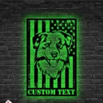 Animals Pets Metal Sign Custom Us German Shepherd 1