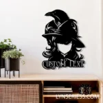 Animals Pets Metal Sign Custom Witch And Raven 1