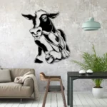 Animals Pets Metal Sign Dairy Heifer Farmhouse 1