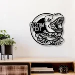 Animals Pets Metal Sign Dinosaur Game Enthusiast 1